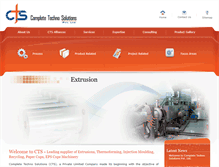 Tablet Screenshot of cts-india.com